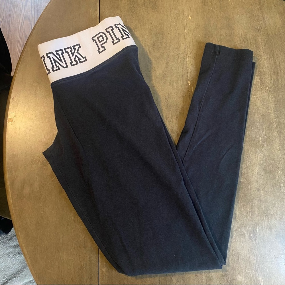 PINK Victoria's Secret Black Leggings